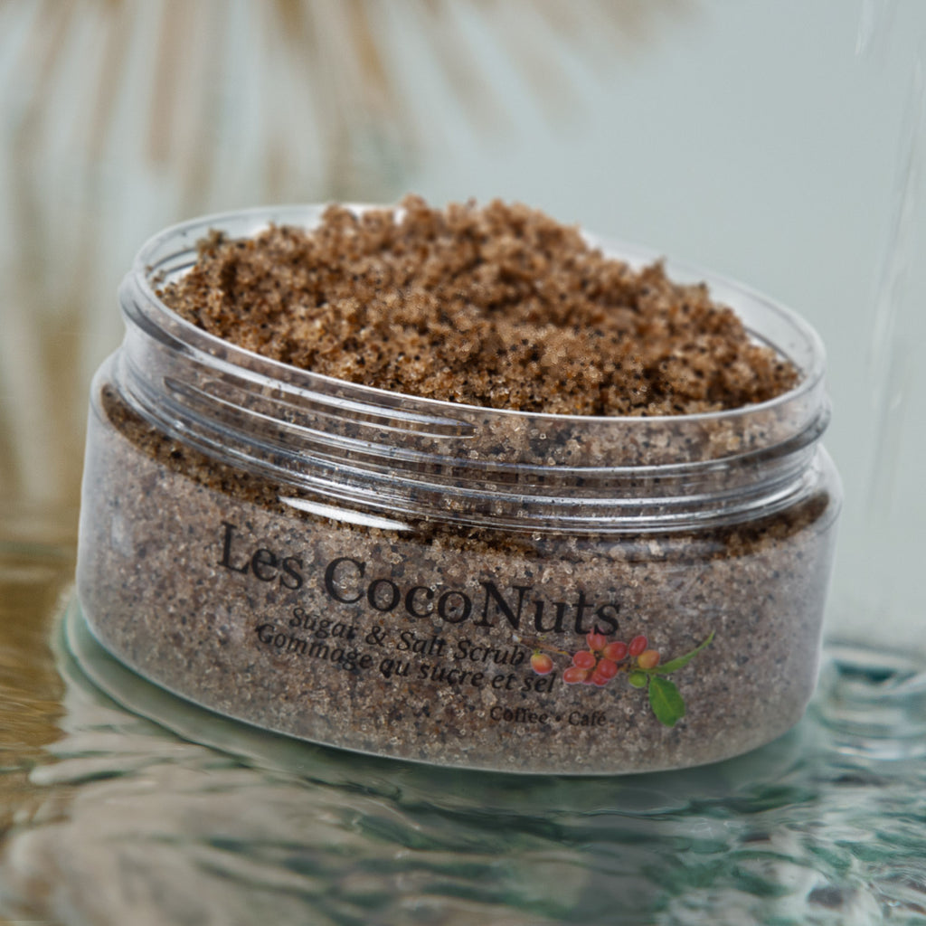 sugar body scrub coffee gommage corporel cafe coffee les coconuts